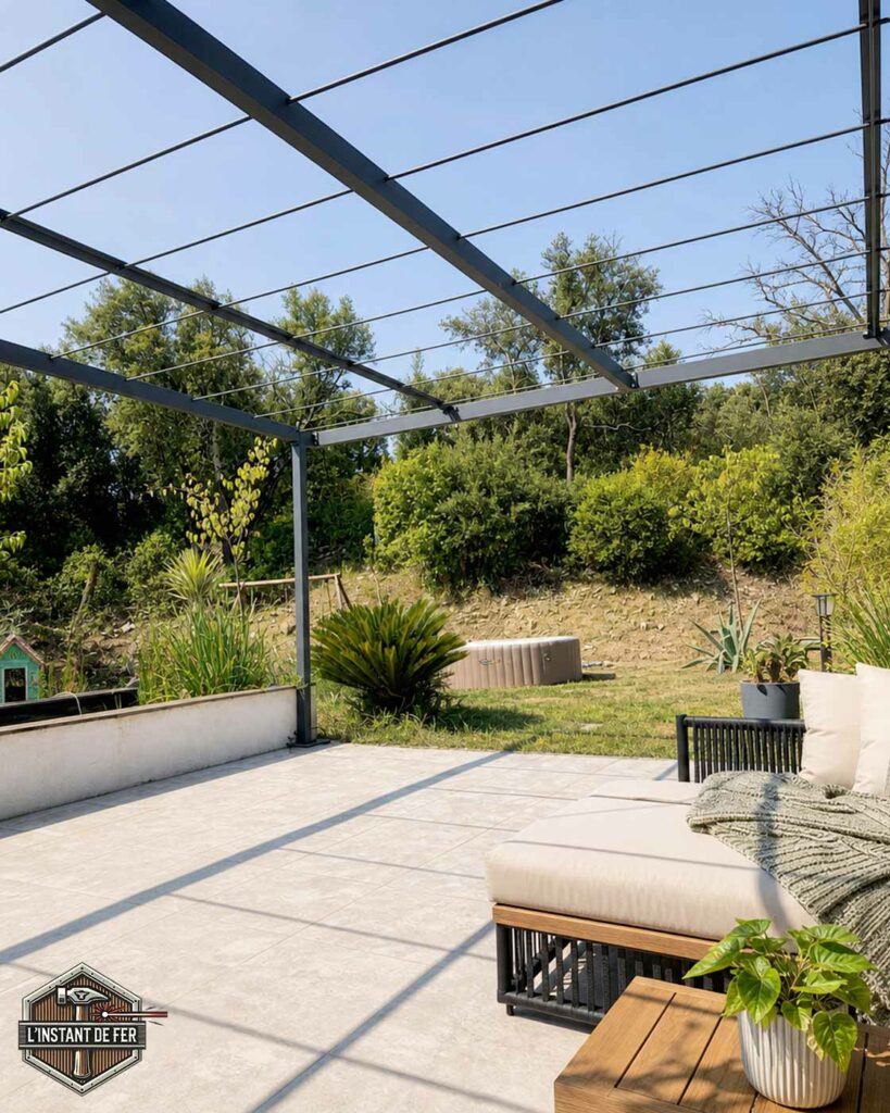 Pergola contemporaine pergolas & carports sur mesure